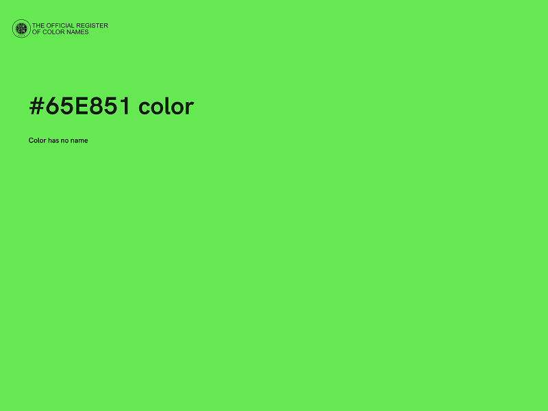 #65E851 color image