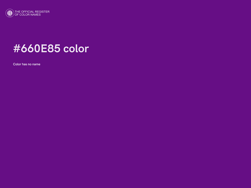 #660E85 color image