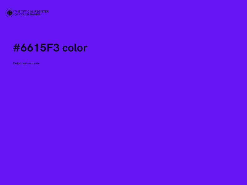 #6615F3 color image