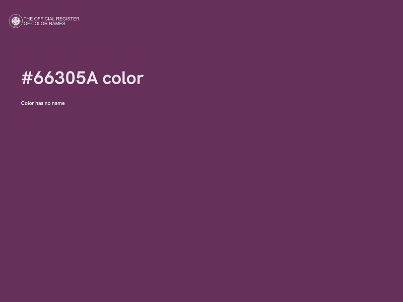 #66305A color image