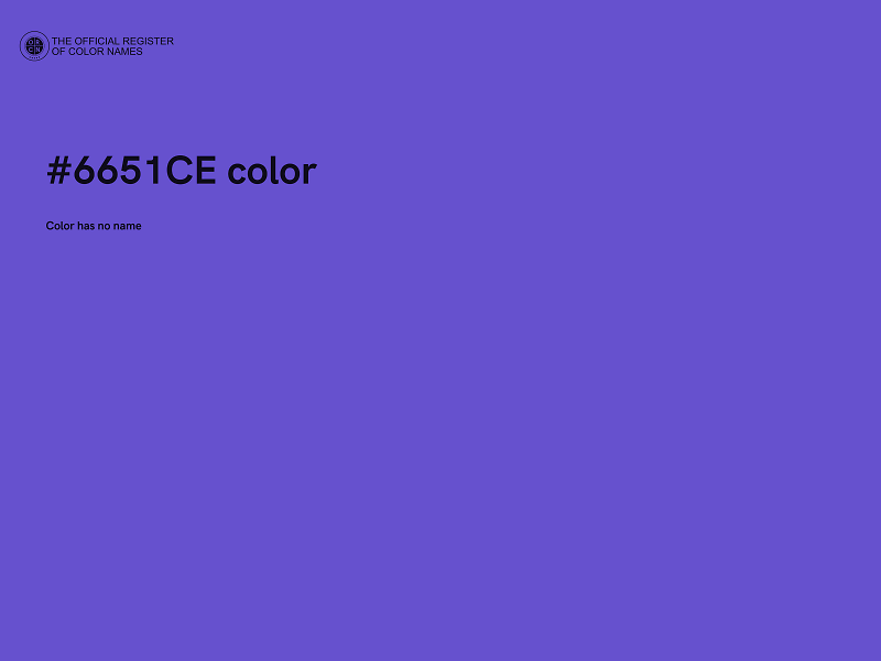 #6651CE color image