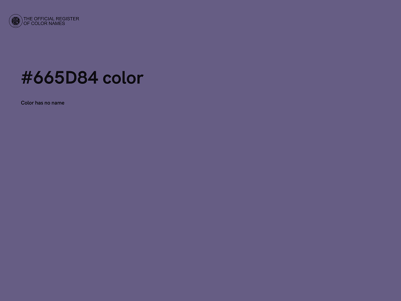 #665D84 color image