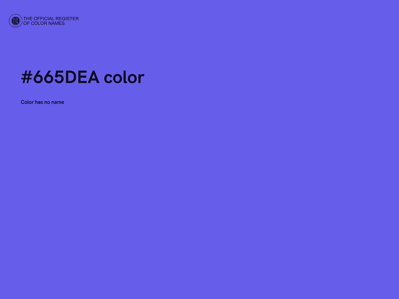 #665DEA color image