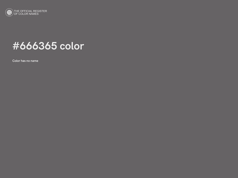 #666365 color image