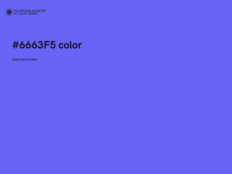 #6663F5 color image