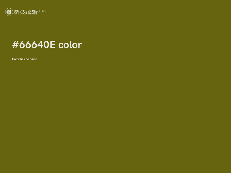 #66640E color image