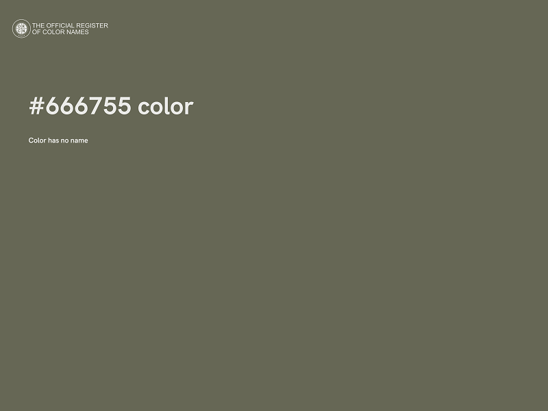 #666755 color image