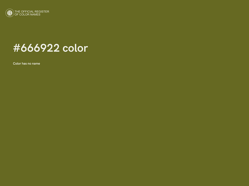 #666922 color image