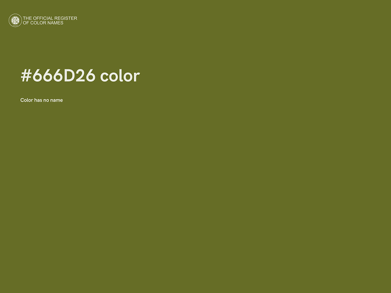 #666D26 color image