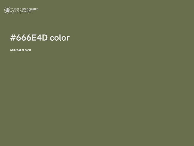 #666E4D color image