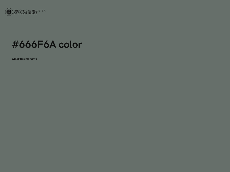 #666F6A color image