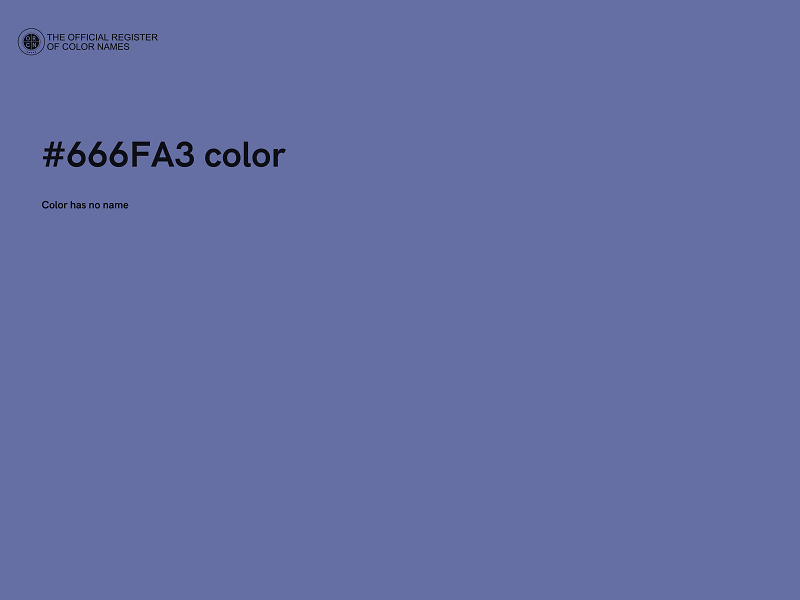 #666FA3 color image