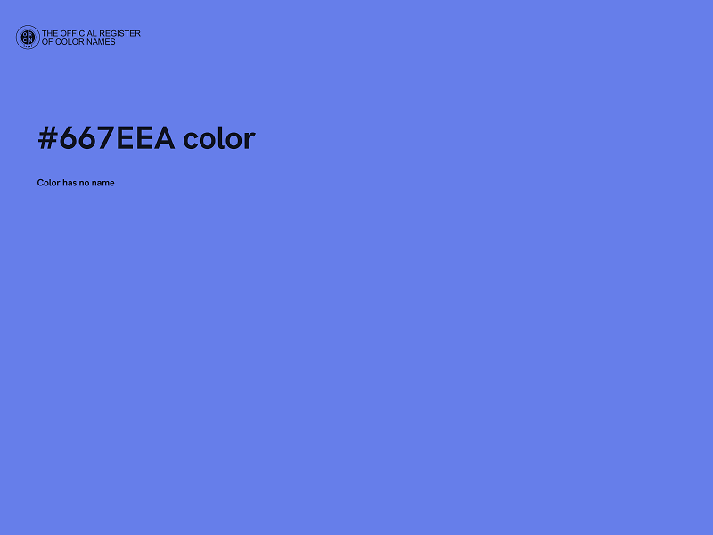 #667EEA color image