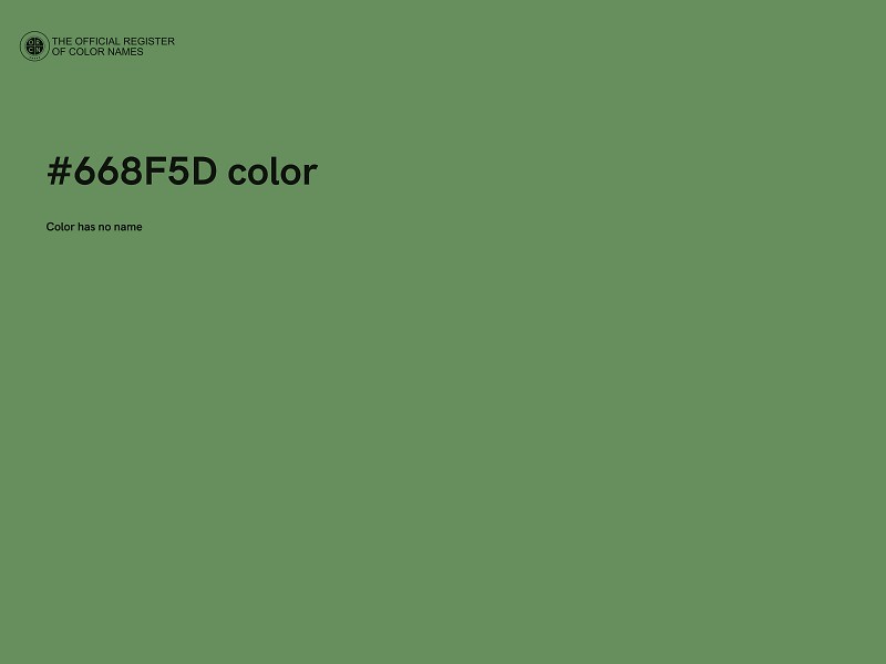 #668F5D color image