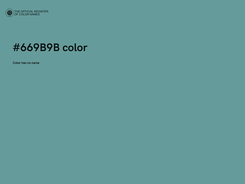 #669B9B color image