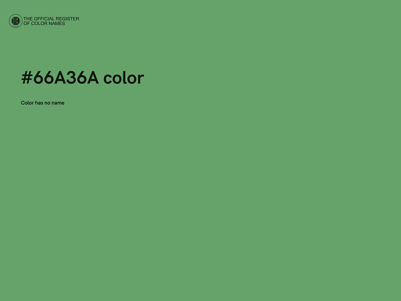 #66A36A color image