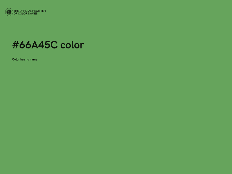 #66A45C color image