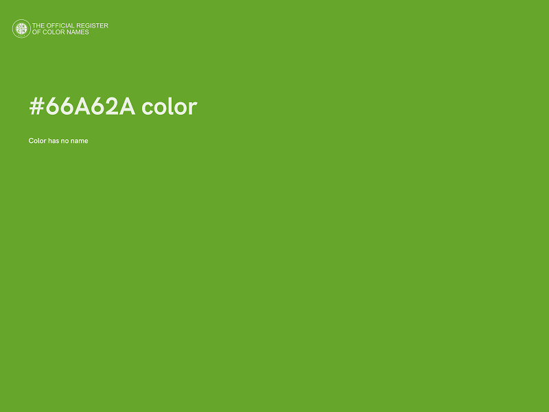 #66A62A color image