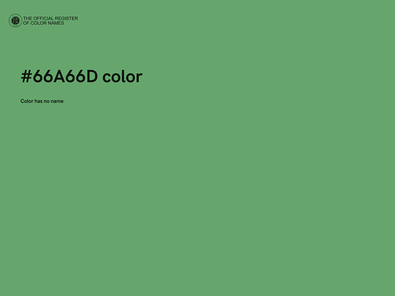 #66A66D color image