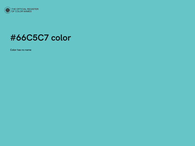 #66C5C7 color image