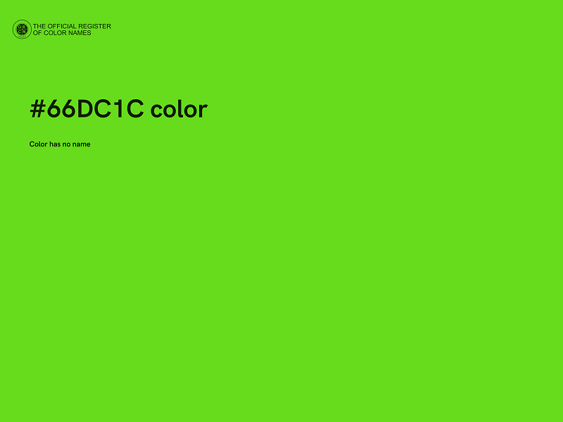 #66DC1C color image