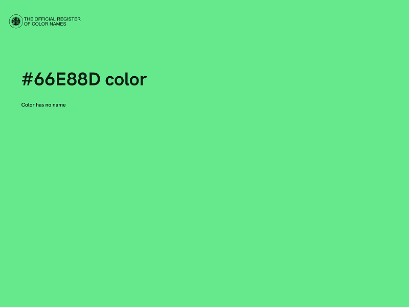 #66E88D color image