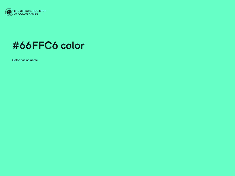 #66FFC6 color image