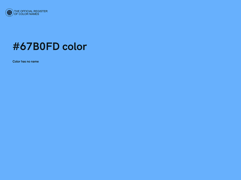 #67B0FD color image