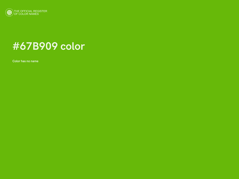 #67B909 color image