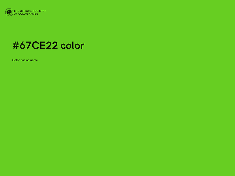 #67CE22 color image