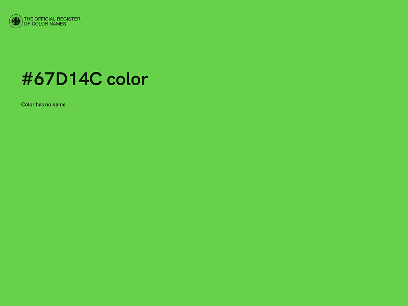 #67D14C color image