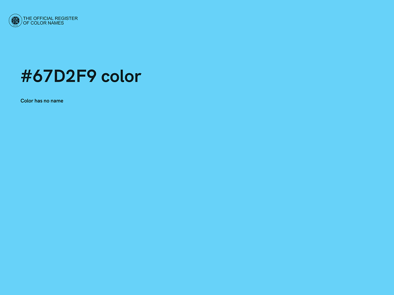 #67D2F9 color image