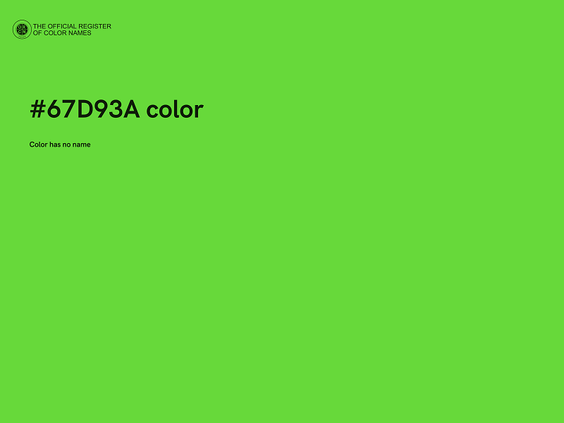 #67D93A color image