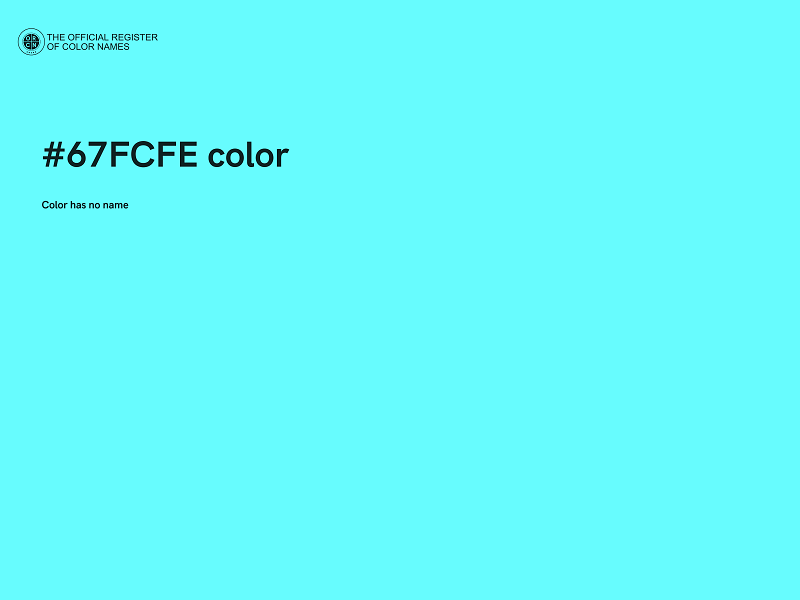 #67FCFE color image