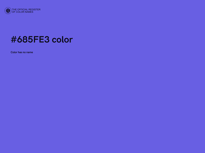 #685FE3 color image