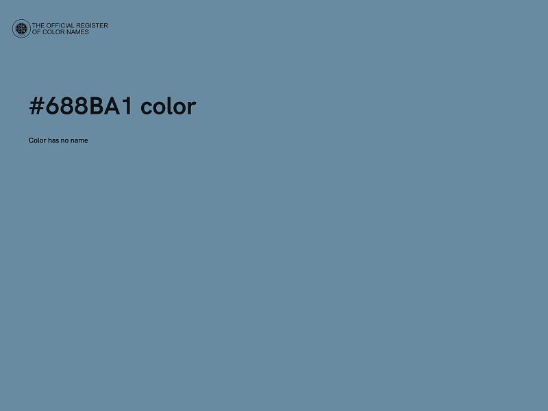 #688BA1 color image