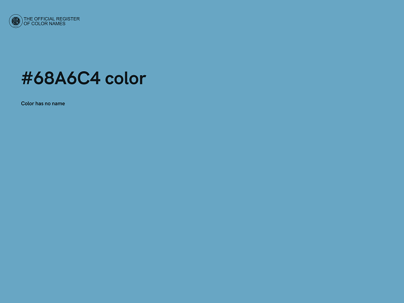 #68A6C4 color image