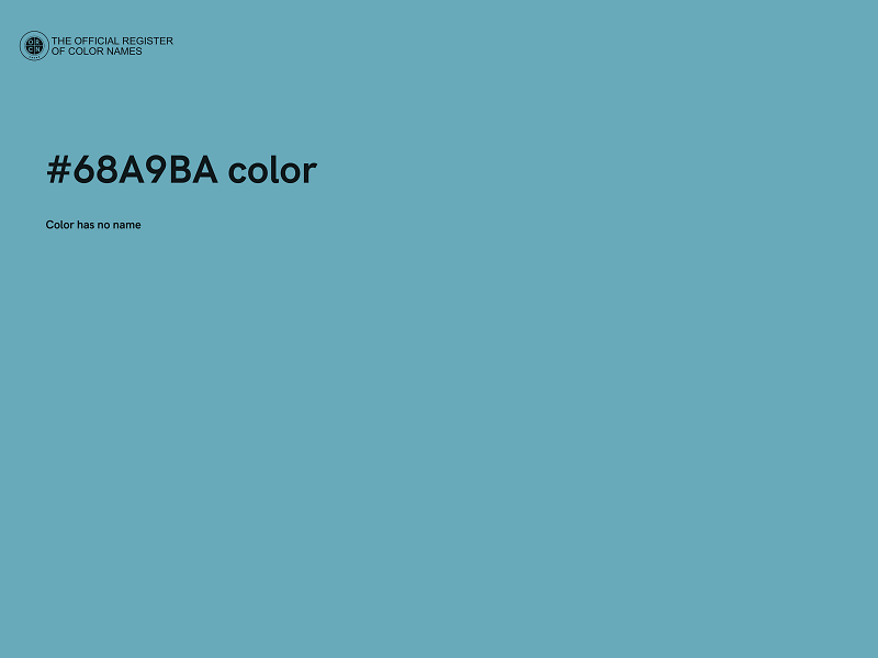 #68A9BA color image