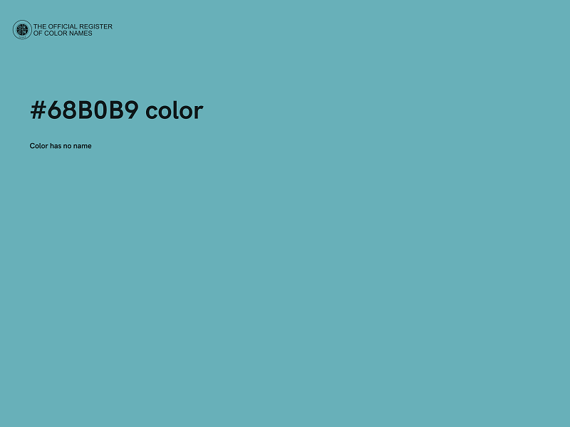 #68B0B9 color image