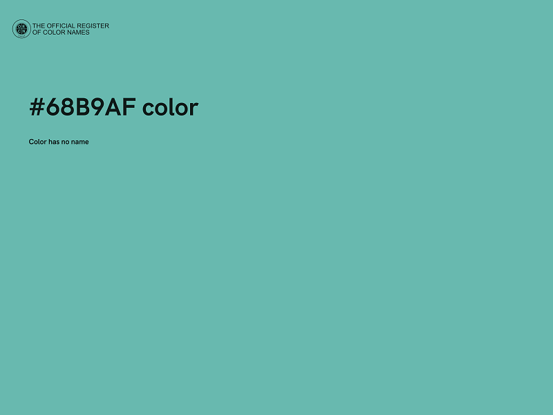 #68B9AF color image