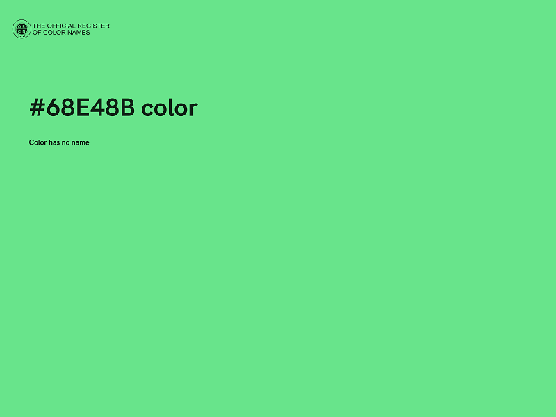 #68E48B color image