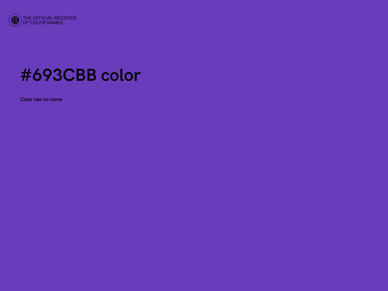 #693CBB color image