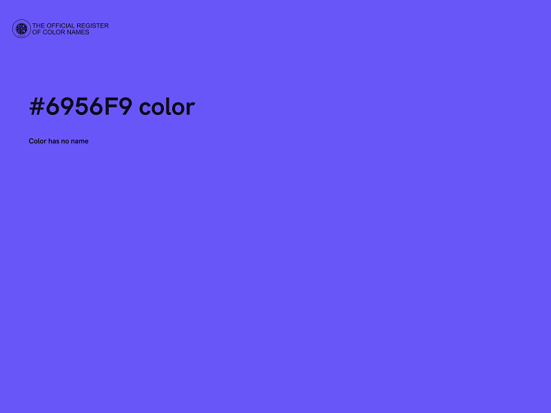 #6956F9 color image