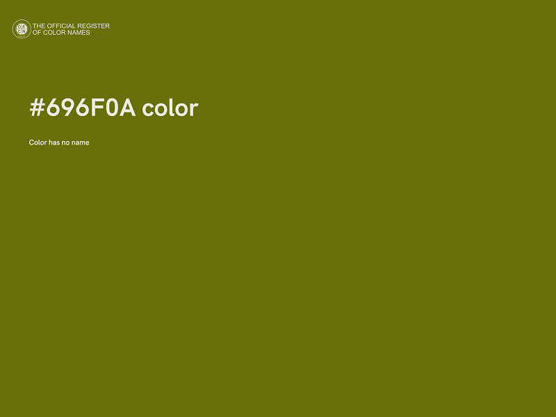 #696F0A color image