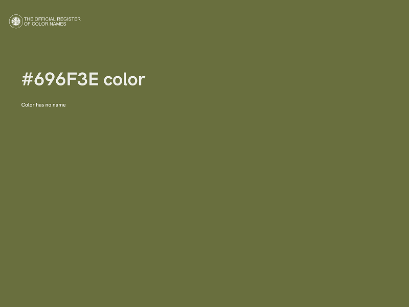 #696F3E color image