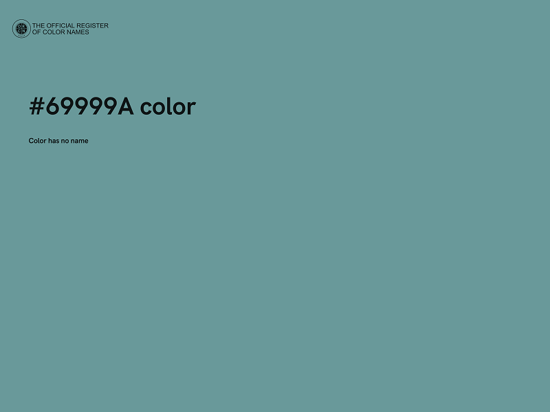 #69999A color image