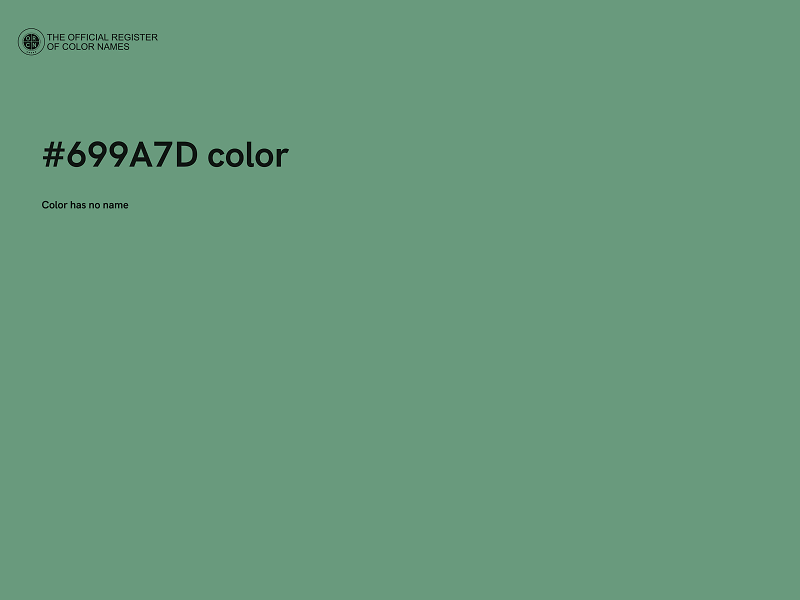 #699A7D color image