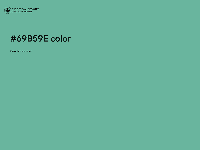 #69B59E color image