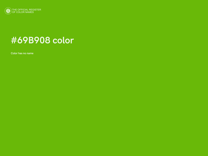 #69B908 color image