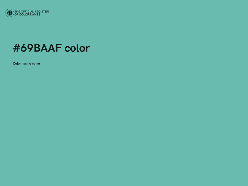 #69BAAF color image